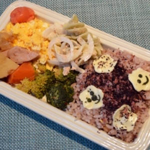 簡単キャラ弁☆七夕 ミルキーウェイのお弁当♪